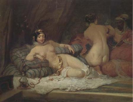 Eugene Guerard Scene de harem (mk32) France oil painting art